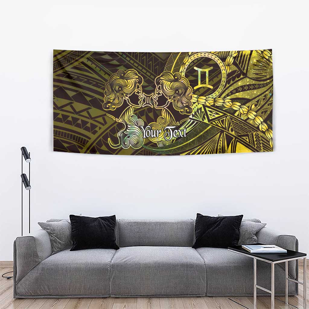 Personalised Polynesia Zodiac Gemini Tapestry Galaxy Polynesian Pattern Chest Tattoo Style LT14 - Polynesian Pride