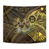 Personalised Polynesia Zodiac Gemini Tapestry Galaxy Polynesian Pattern Chest Tattoo Style LT14 - Polynesian Pride