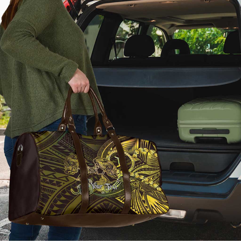 Personalised Polynesia Zodiac Gemini Travel Bag Galaxy Polynesian Pattern Chest Tattoo Style LT14 - Polynesian Pride