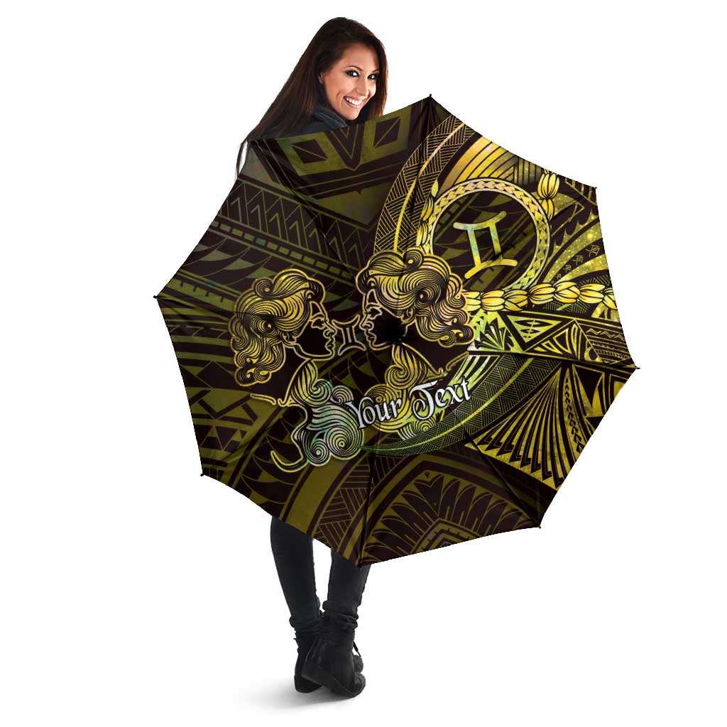 Personalised Polynesia Zodiac Gemini Umbrella Galaxy Polynesian Pattern Chest Tattoo Style LT14 - Polynesian Pride