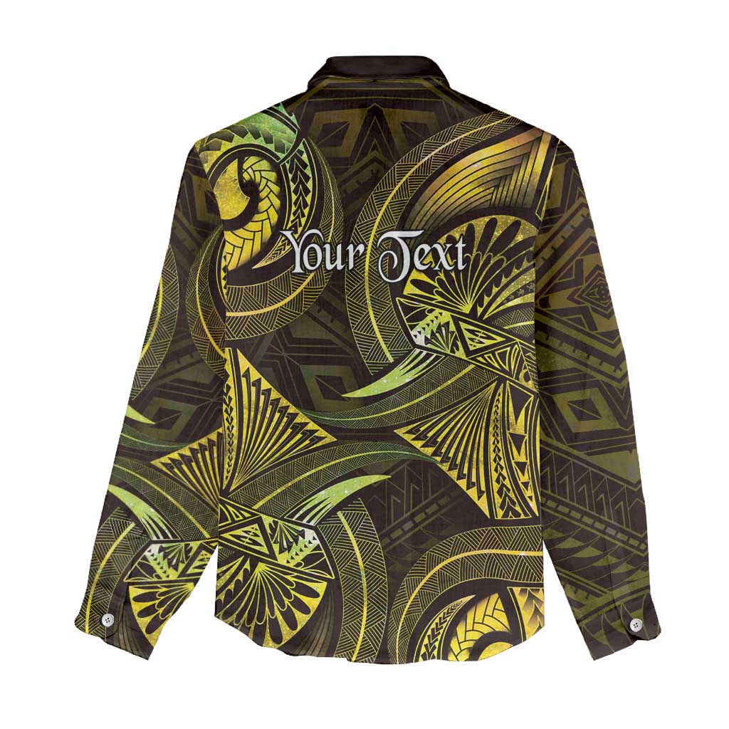 Personalised Polynesia Zodiac Gemini Women Casual Shirt Galaxy Polynesian Pattern Chest Tattoo Style LT14 - Polynesian Pride