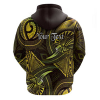 Personalised Polynesia Zodiac Gemini Zip Hoodie Galaxy Polynesian Pattern Chest Tattoo Style LT14 - Polynesian Pride