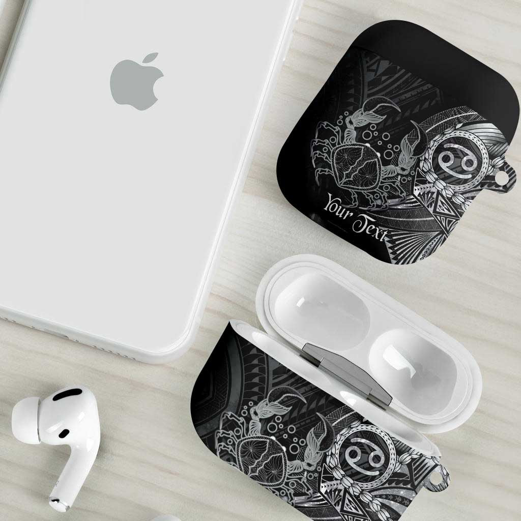 Personalised Polynesia Zodiac Cancer AirPods Case Galaxy Polynesian Pattern Chest Tattoo Style LT14 - Polynesian Pride