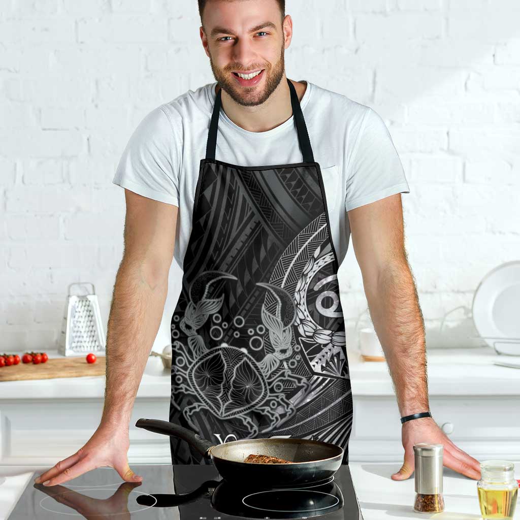 Personalised Polynesia Zodiac Cancer Apron Galaxy Polynesian Pattern Chest Tattoo Style LT14 - Polynesian Pride