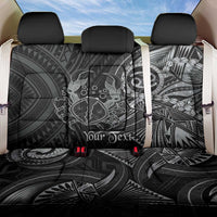 Personalised Polynesia Zodiac Cancer Back Car Seat Cover Galaxy Polynesian Pattern Chest Tattoo Style
