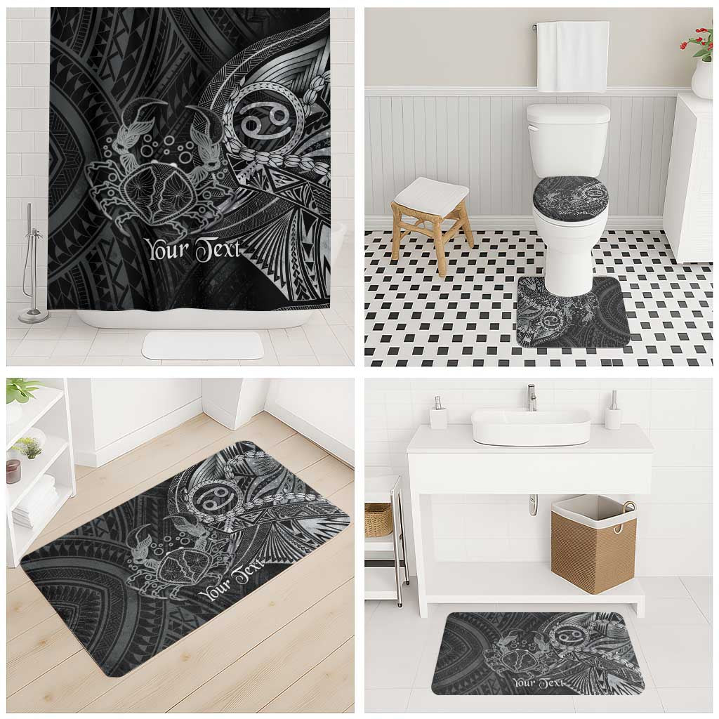 Personalised Polynesia Zodiac Cancer Bathroom Set Galaxy Polynesian Pattern Chest Tattoo Style LT14 - Polynesian Pride