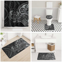 Personalised Polynesia Zodiac Cancer Bathroom Set Galaxy Polynesian Pattern Chest Tattoo Style LT14 - Polynesian Pride