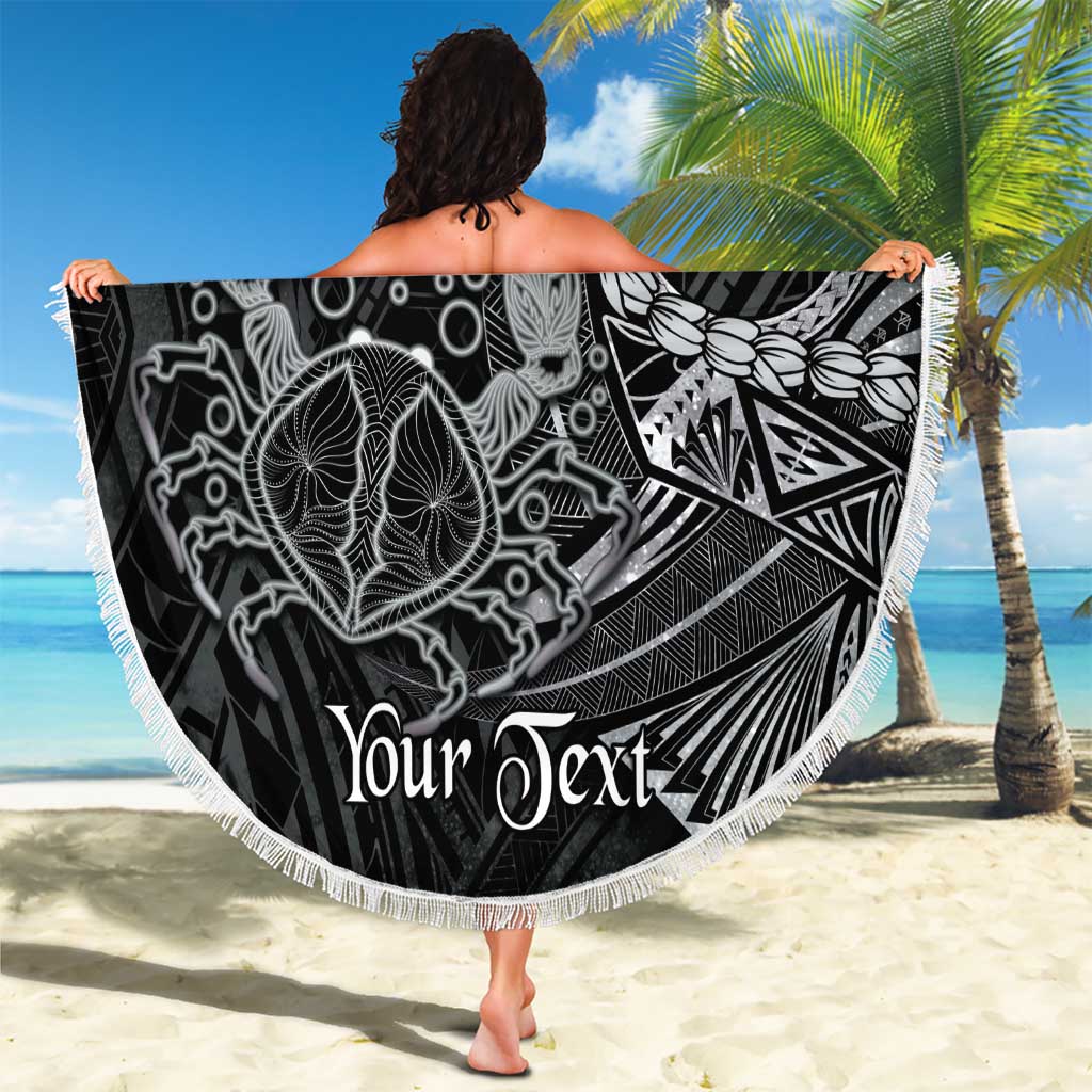 Personalised Polynesia Zodiac Cancer Beach Blanket Galaxy Polynesian Pattern Chest Tattoo Style LT14 - Polynesian Pride