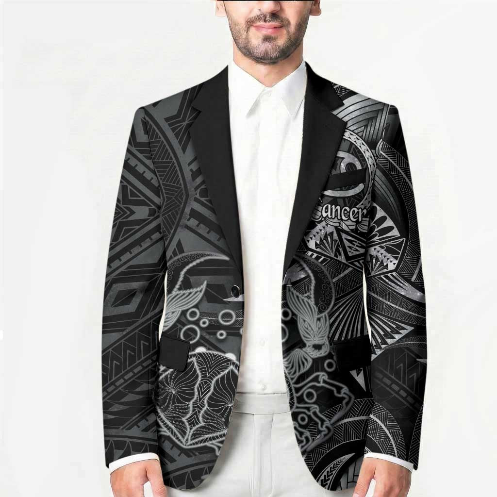 Personalised Polynesia Zodiac Cancer Blazer Galaxy Polynesian Pattern Chest Tattoo Style LT14 - Polynesian Pride