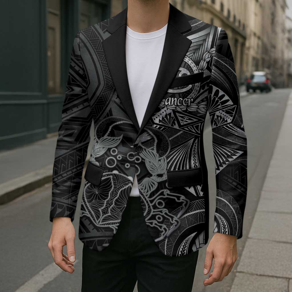 Personalised Polynesia Zodiac Cancer Blazer Galaxy Polynesian Pattern Chest Tattoo Style LT14 - Polynesian Pride