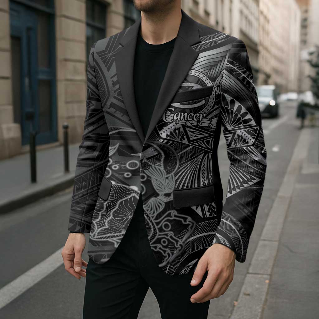 Personalised Polynesia Zodiac Cancer Blazer Galaxy Polynesian Pattern Chest Tattoo Style LT14 - Polynesian Pride