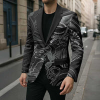 Personalised Polynesia Zodiac Cancer Blazer Galaxy Polynesian Pattern Chest Tattoo Style LT14 - Polynesian Pride