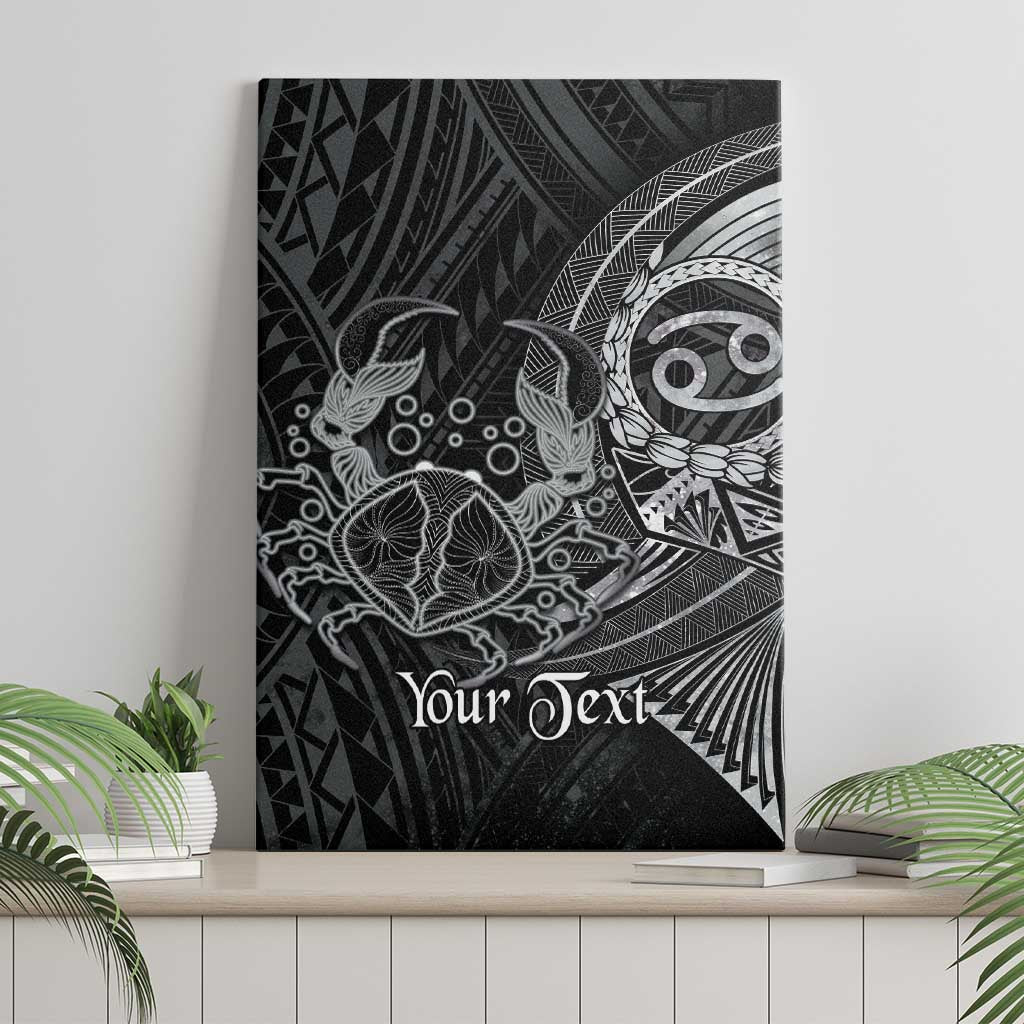 Personalised Polynesia Zodiac Cancer Canvas Wall Art Galaxy Polynesian Pattern Chest Tattoo Style LT14 - Polynesian Pride