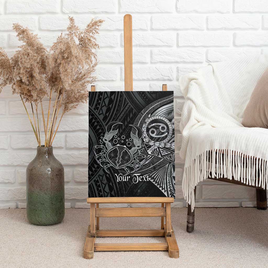 Personalised Polynesia Zodiac Cancer Canvas Wall Art Galaxy Polynesian Pattern Chest Tattoo Style LT14 - Polynesian Pride