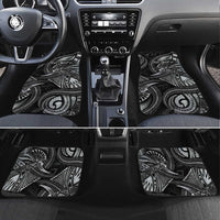 Personalised Polynesia Zodiac Cancer Car Mats Galaxy Polynesian Pattern Chest Tattoo Style