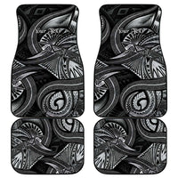Personalised Polynesia Zodiac Cancer Car Mats Galaxy Polynesian Pattern Chest Tattoo Style