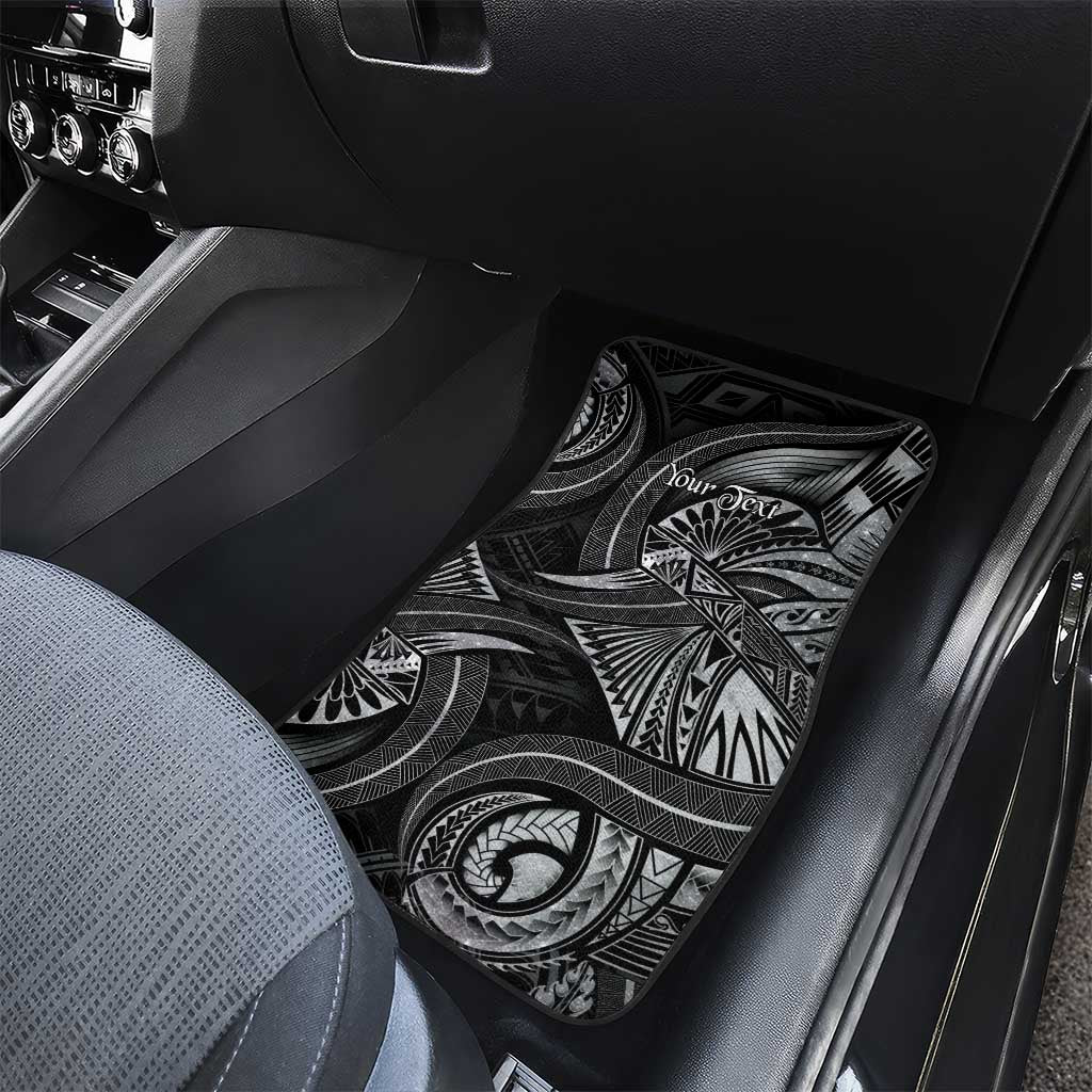 Personalised Polynesia Zodiac Cancer Car Mats Galaxy Polynesian Pattern Chest Tattoo Style