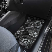 Personalised Polynesia Zodiac Cancer Car Mats Galaxy Polynesian Pattern Chest Tattoo Style
