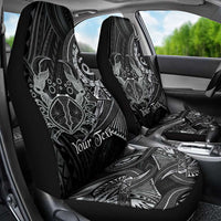 Personalised Polynesia Zodiac Cancer Car Seat Cover Galaxy Polynesian Pattern Chest Tattoo Style LT14 - Polynesian Pride