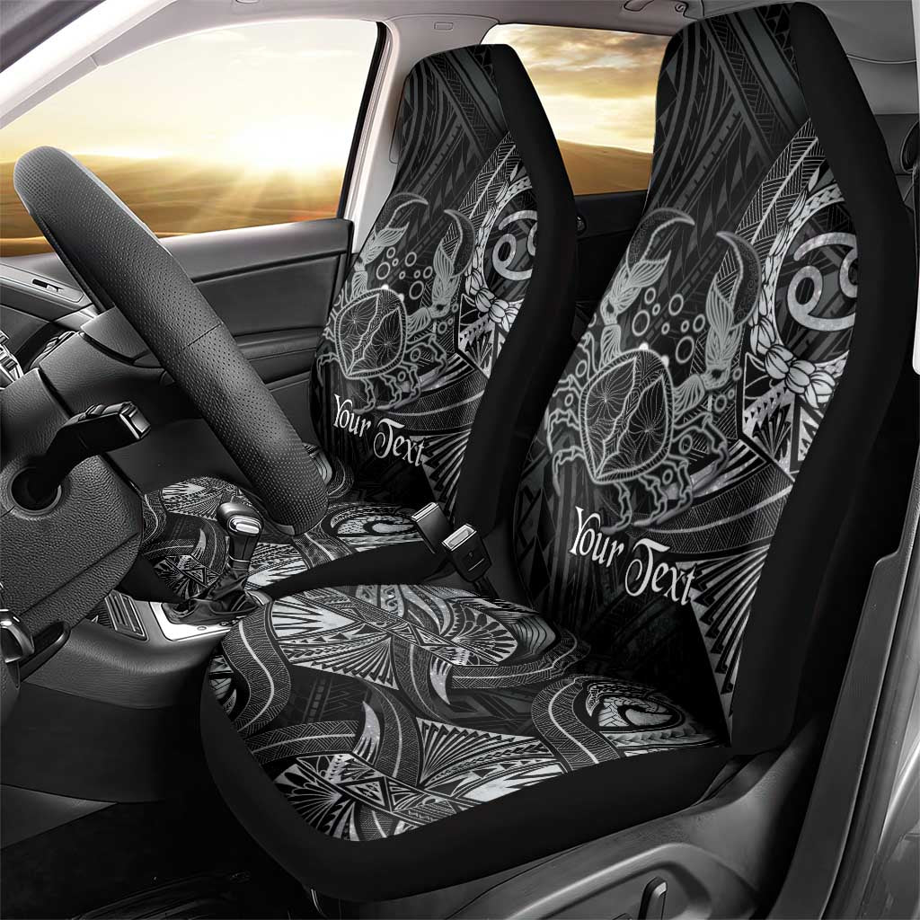 Personalised Polynesia Zodiac Cancer Car Seat Cover Galaxy Polynesian Pattern Chest Tattoo Style LT14 - Polynesian Pride