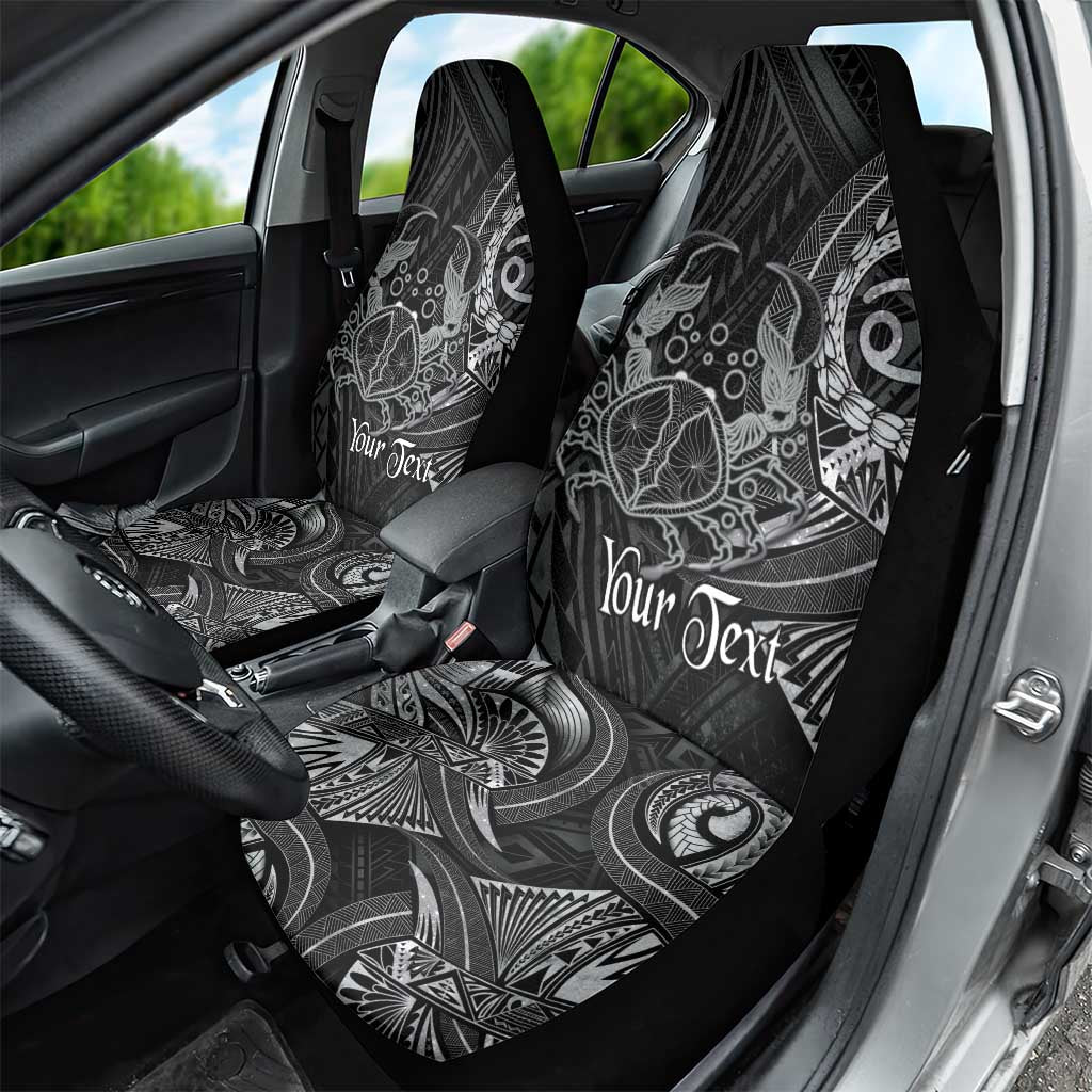 Personalised Polynesia Zodiac Cancer Car Seat Cover Galaxy Polynesian Pattern Chest Tattoo Style LT14 - Polynesian Pride