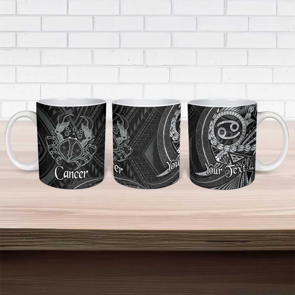 Personalised Polynesia Zodiac Cancer Ceramic Mug Galaxy Polynesian Pattern Chest Tattoo Style LT14 - Polynesian Pride