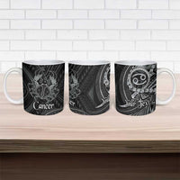 Personalised Polynesia Zodiac Cancer Ceramic Mug Galaxy Polynesian Pattern Chest Tattoo Style LT14 - Polynesian Pride