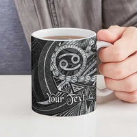 Personalised Polynesia Zodiac Cancer Ceramic Mug Galaxy Polynesian Pattern Chest Tattoo Style LT14 - Polynesian Pride