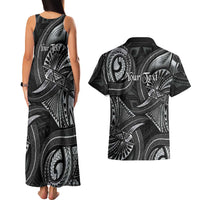 Personalised Polynesia Zodiac Cancer Couples Matching Tank Maxi Dress and Hawaiian Shirt Galaxy Polynesian Pattern Chest Tattoo Style LT14 - Polynesian Pride
