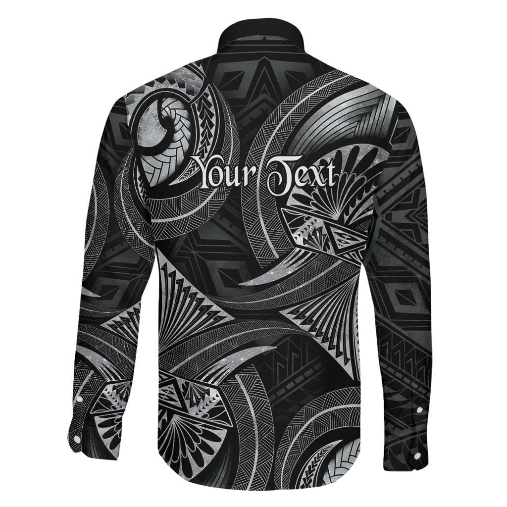 Personalised Polynesia Zodiac Cancer Family Matching Off Shoulder Maxi Dress and Hawaiian Shirt Galaxy Polynesian Pattern Chest Tattoo Style