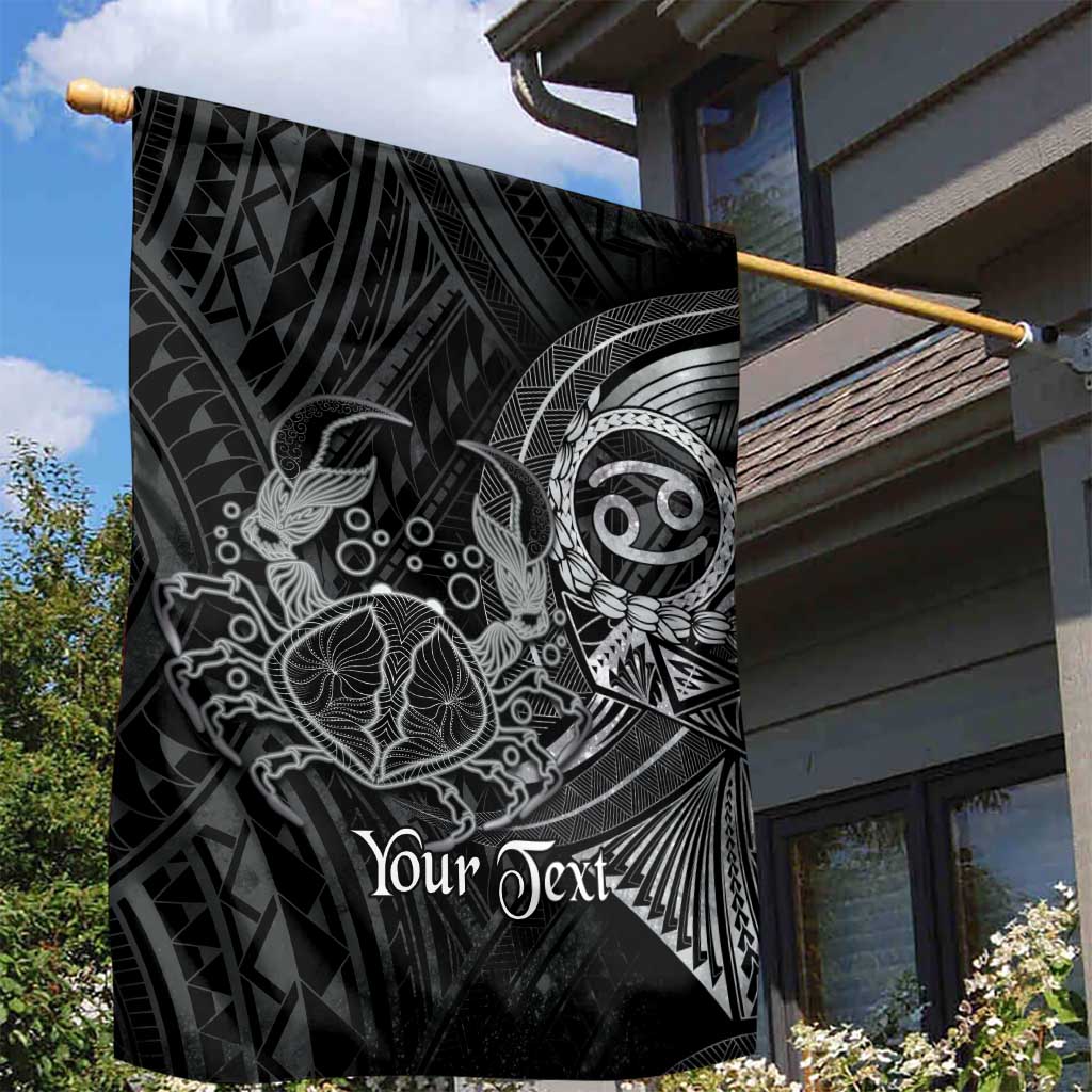 Personalised Polynesia Zodiac Cancer Garden Flag Galaxy Polynesian Pattern Chest Tattoo Style LT14 - Polynesian Pride