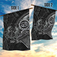 Personalised Polynesia Zodiac Cancer Garden Flag Galaxy Polynesian Pattern Chest Tattoo Style LT14 - Polynesian Pride