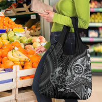 Personalised Polynesia Zodiac Cancer Grocery Bag Galaxy Polynesian Pattern Chest Tattoo Style LT14 - Polynesian Pride
