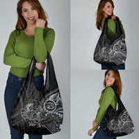 Personalised Polynesia Zodiac Cancer Grocery Bag Galaxy Polynesian Pattern Chest Tattoo Style LT14 - Polynesian Pride