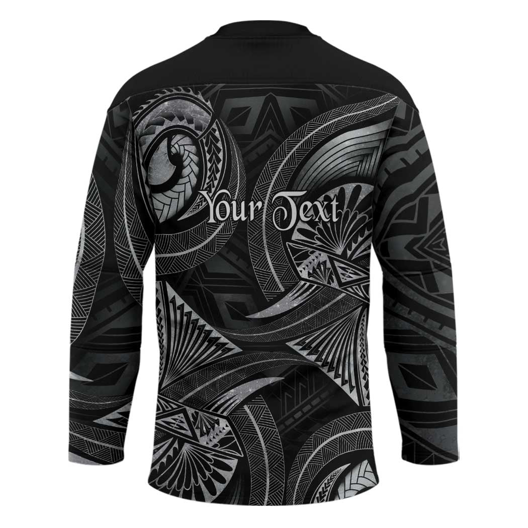 Personalised Polynesia Zodiac Cancer Hockey Jersey Galaxy Polynesian Pattern Chest Tattoo Style LT14 - Polynesian Pride