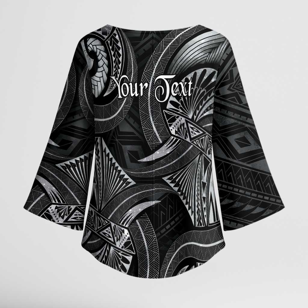 Personalised Polynesia Zodiac Cancer Kimono Sleeve Blouse Galaxy Polynesian Pattern Chest Tattoo Style LT14 - Polynesian Pride