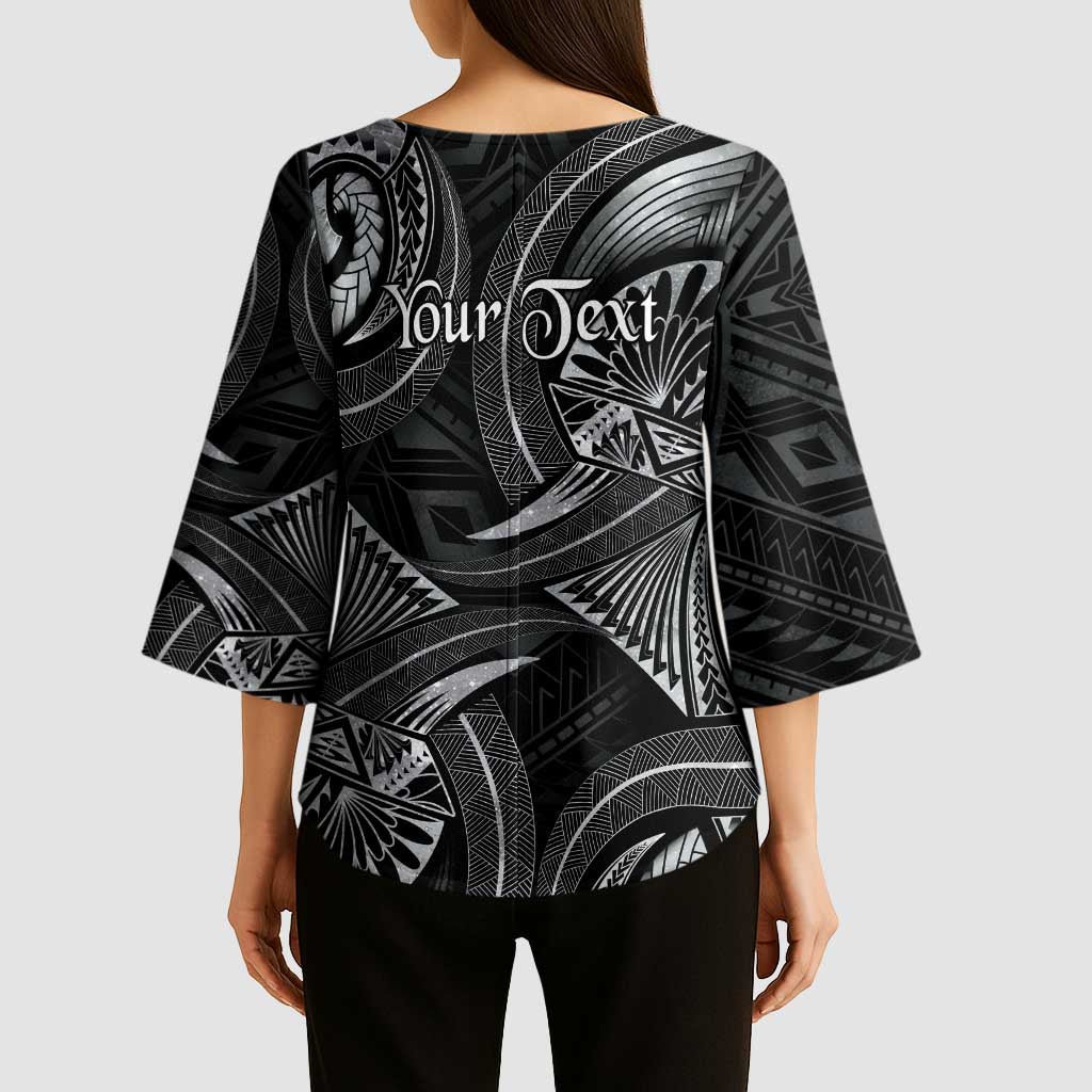 Personalised Polynesia Zodiac Cancer Kimono Sleeve Blouse Galaxy Polynesian Pattern Chest Tattoo Style LT14 - Polynesian Pride
