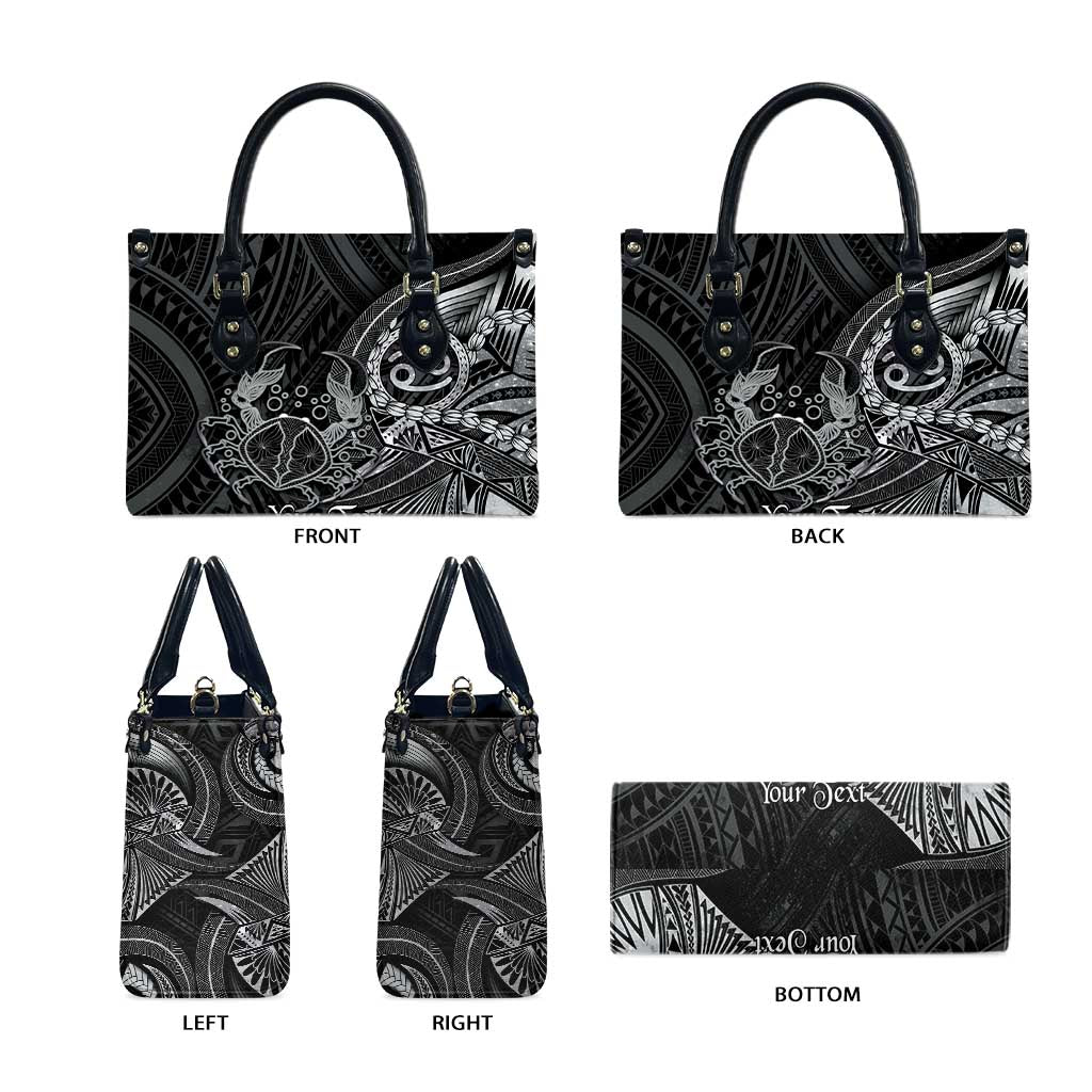 Personalised Polynesia Zodiac Cancer Leather Bag Galaxy Polynesian Pattern Chest Tattoo Style LT14 - Polynesian Pride