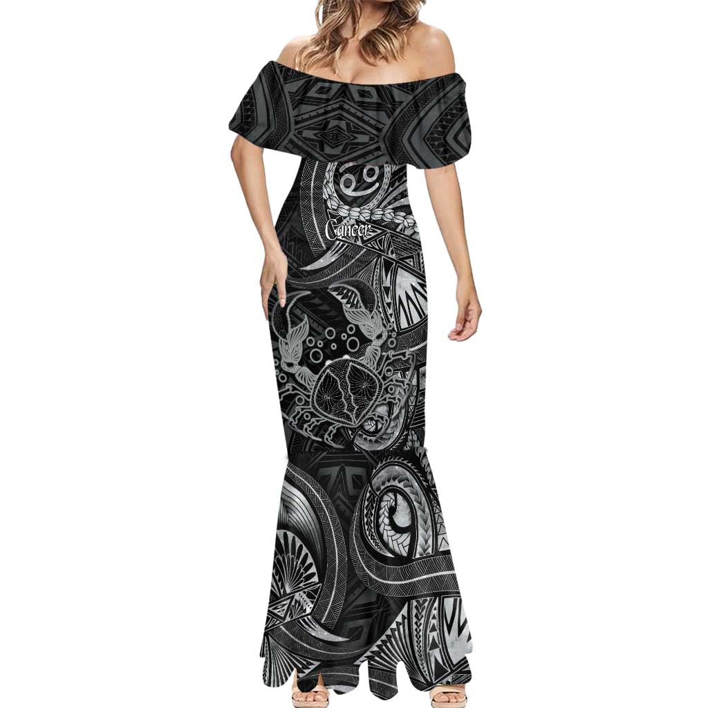 Personalised Polynesia Zodiac Cancer Mermaid Dress Galaxy Polynesian Pattern Chest Tattoo Style LT14 - Polynesian Pride