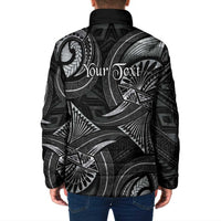 Personalised Polynesia Zodiac Cancer Padded Jacket Galaxy Polynesian Pattern Chest Tattoo Style LT14 - Polynesian Pride