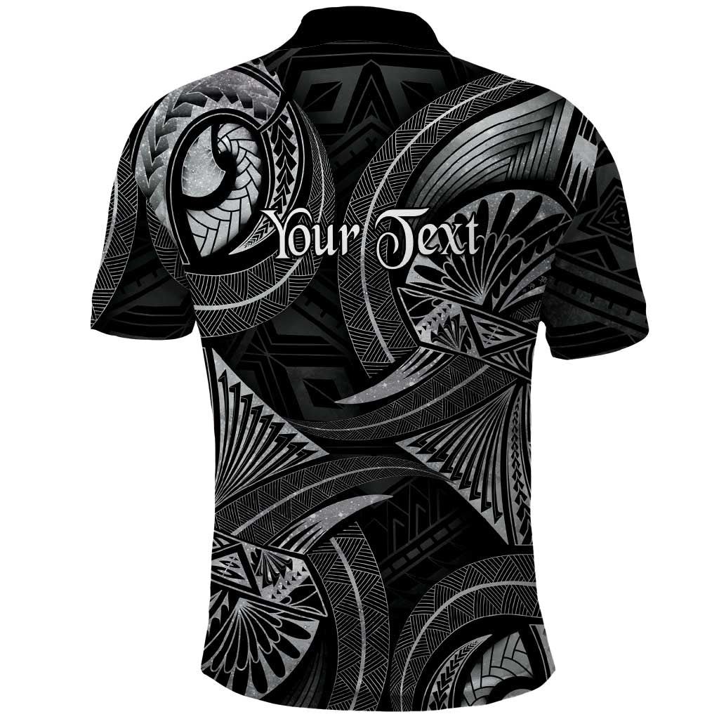 Personalised Polynesia Zodiac Cancer Polo Shirt Galaxy Polynesian Pattern Chest Tattoo Style LT14 - Polynesian Pride