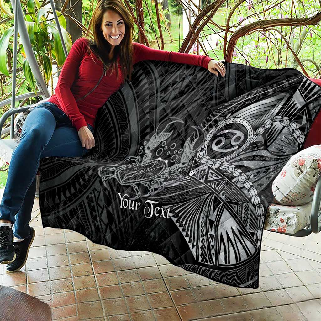 Personalised Polynesia Zodiac Cancer Quilt Galaxy Polynesian Pattern Chest Tattoo Style LT14 - Polynesian Pride
