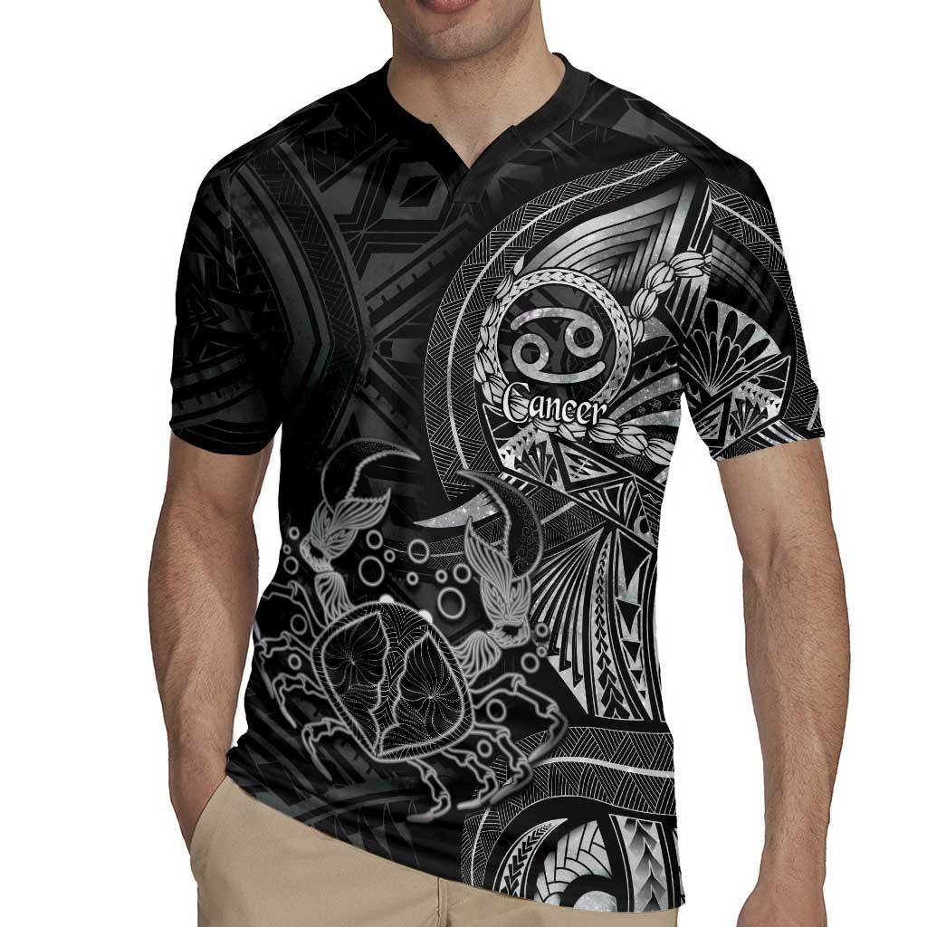 Personalised Polynesia Zodiac Cancer Rugby Jersey Galaxy Polynesian Pattern Chest Tattoo Style LT14 - Polynesian Pride