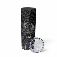 Personalised Polynesia Zodiac Cancer Skinny Tumbler Galaxy Polynesian Pattern Chest Tattoo Style LT14 - Polynesian Pride