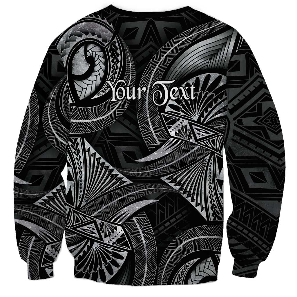 Personalised Polynesia Zodiac Cancer Sweatshirt Galaxy Polynesian Pattern Chest Tattoo Style LT14 - Polynesian Pride