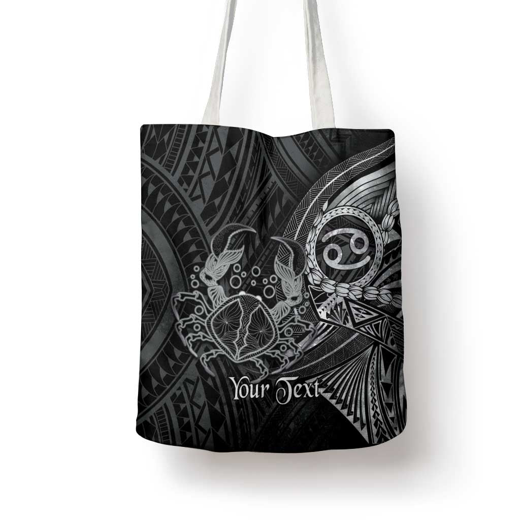 Personalised Polynesia Zodiac Cancer Tote Bag Galaxy Polynesian Pattern Chest Tattoo Style LT14 - Polynesian Pride