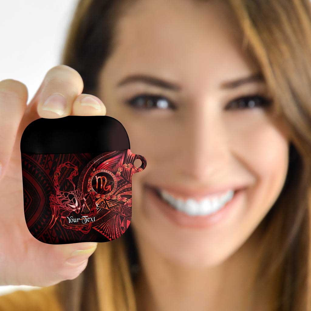 Personalised Polynesia Zodiac Scorpio AirPods Case Galaxy Polynesian Pattern Chest Tattoo Style LT14 - Polynesian Pride