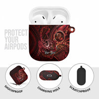Personalised Polynesia Zodiac Scorpio AirPods Case Galaxy Polynesian Pattern Chest Tattoo Style LT14 - Polynesian Pride