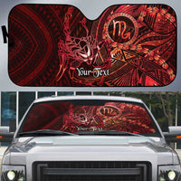 Personalised Polynesia Zodiac Scorpio Auto Sun Shade Galaxy Polynesian Pattern Chest Tattoo Style