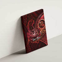 Personalised Polynesia Zodiac Scorpio Canvas Wall Art Galaxy Polynesian Pattern Chest Tattoo Style LT14 - Polynesian Pride